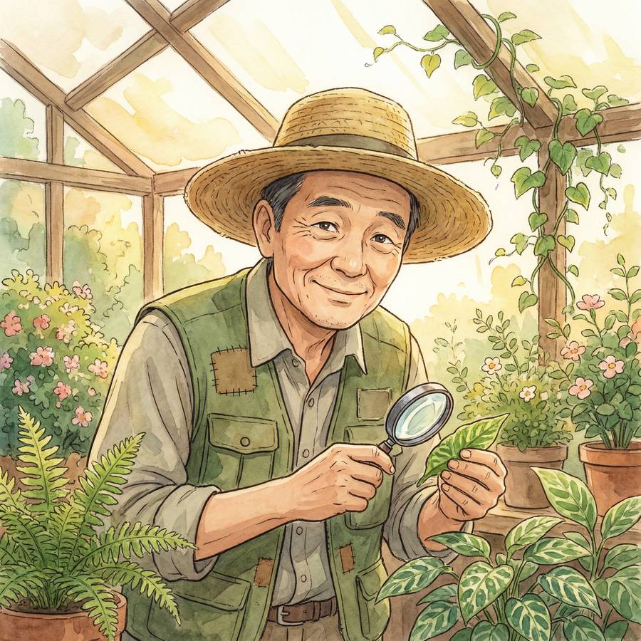 高清动漫植物专家陈建国